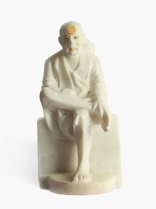 Blessed Sri Sai Baba, Shirdi Shrine, In Pure Marble. Ask & You Shall Receive.